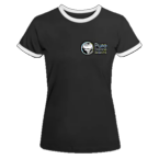 Women's Ringer T-Shirt Black